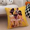 GirlGroup Retro WG WWONDERGIRLS Cushion Cover Throw Pillow Cover Hidden Button Durable Polyester Chair Cushion