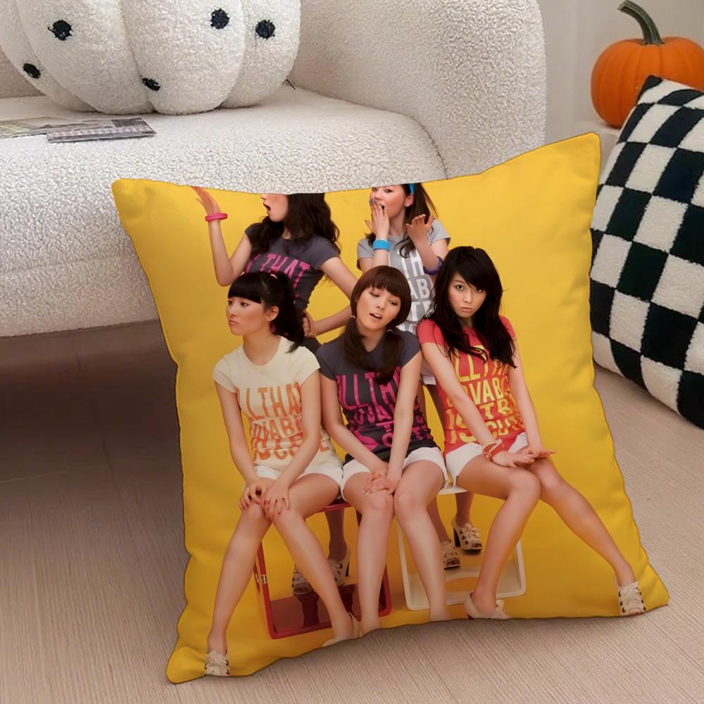 GirlGroup Retro WG WWONDERGIRLS Cushion Cover Throw Pillow Cover Hidden Button Durable Polyester Chair Cushion