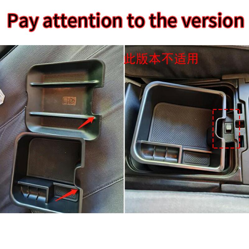 For Land Rover Discovery 4 LR4 2010-2016 Central control armrest box storage box tray compartment ABS Car interior accessories