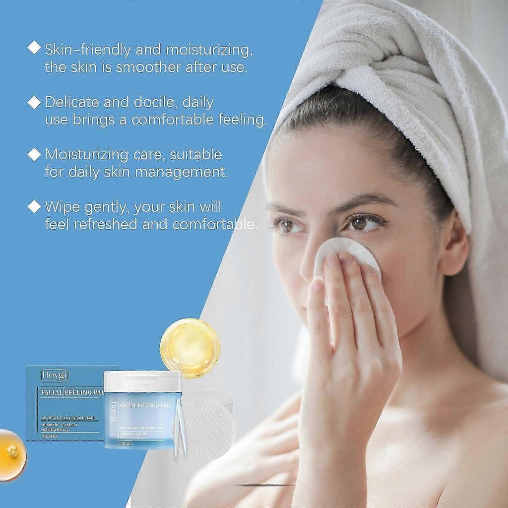 Salicylic Acid Facial Peeling Pads - Exfoliate, Hydrate & Minimize Pores - Easy 30-Second Application for Bright, Smooth, Youthful Skin