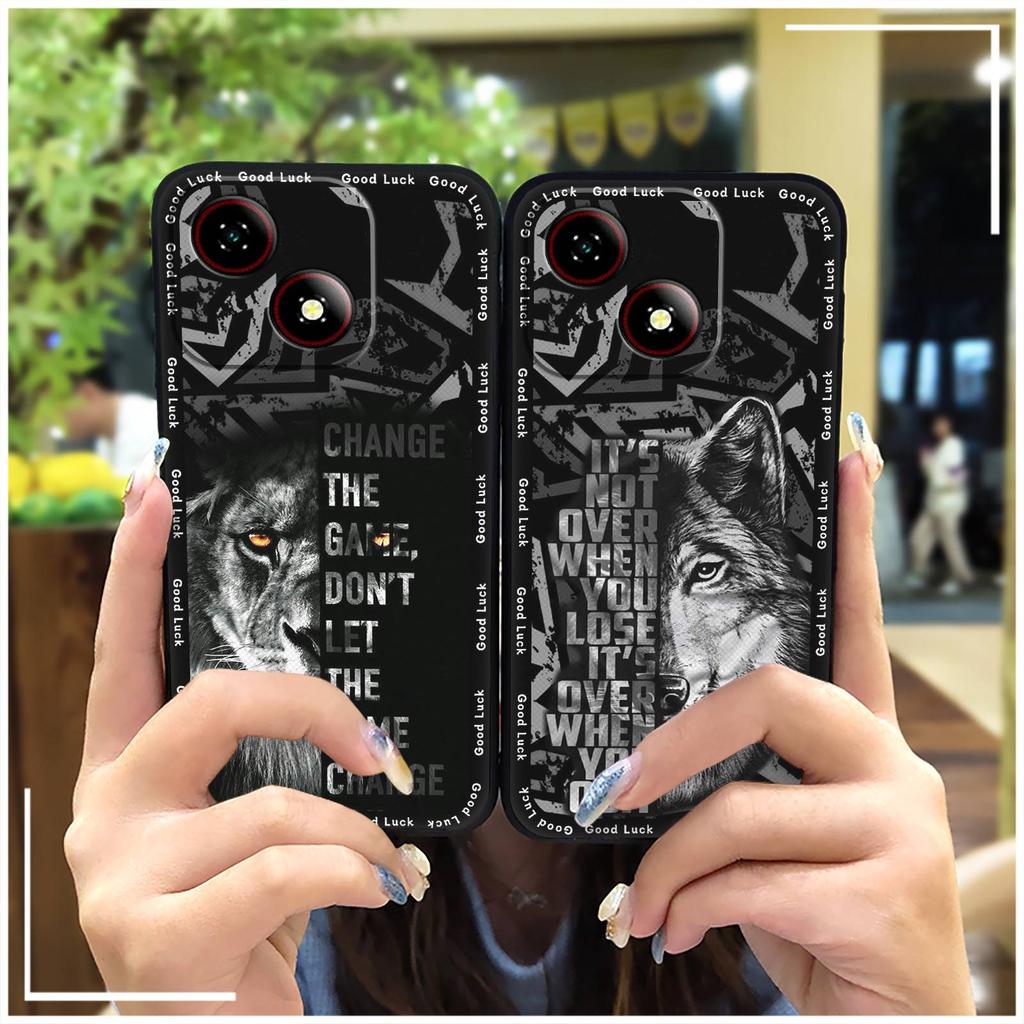 Back Cover Cute Phone Case For ZTE Blade A35E Anti-knock Cartoon Full Wrap Phone Protector Shockproof TPU Anti-dust