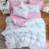 Duvet Cover Sets Bedroom Accessories Cotton Blend Quilt Cover Bed Sheet + Pillowcase