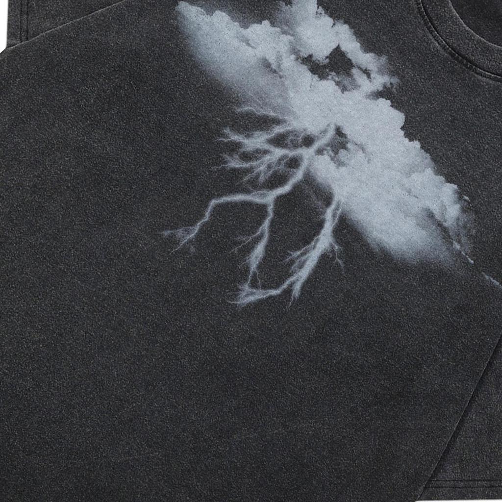 2024 Уличная футболка унисекс с двусторонней молнией и графическим рисунком Хлопчатобумажная черная футболка Топы унисекс Футболки Летняя футболка с короткими рукавами