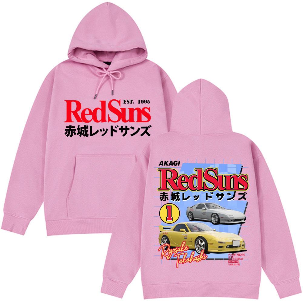 Аниме Initial D AE86 Дрифт Акаги RedSuns Горячая Распродажа Худи Такуми Фудзивара R34 Skyline GTR JDM Гоночный Автомобиль Мужской Уличная Одежда Пуловер