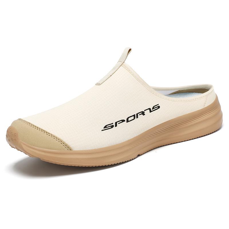 Men's shoes, new summer slippers, light and simple casual shoes, simple soft-soled semi-support shoes, men's models