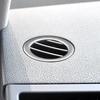Stainless Steel Dashboard Air Conditioning Outlet Rings Decoration Cover Trim For Mercedes Benz C Class W204 2007-2014 Styling