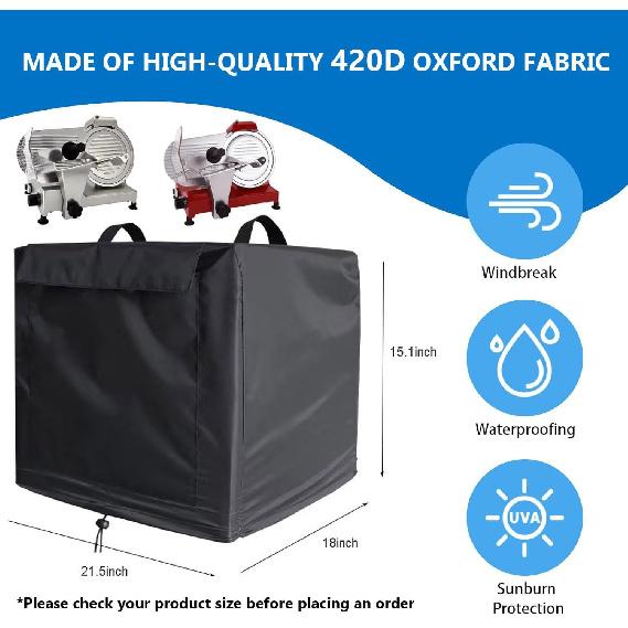 Meat Slicer Cover for BESWOOD 250/VEVOR Commercial Meat Slicer,Waterproof Dust Cover