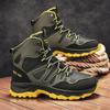 Модная мужская обувь осень-зима, высокие рабочие ботинки, противоскользящие походные ботинки, модная обувь, универсальные повседневные походные ботинки в британском стиле