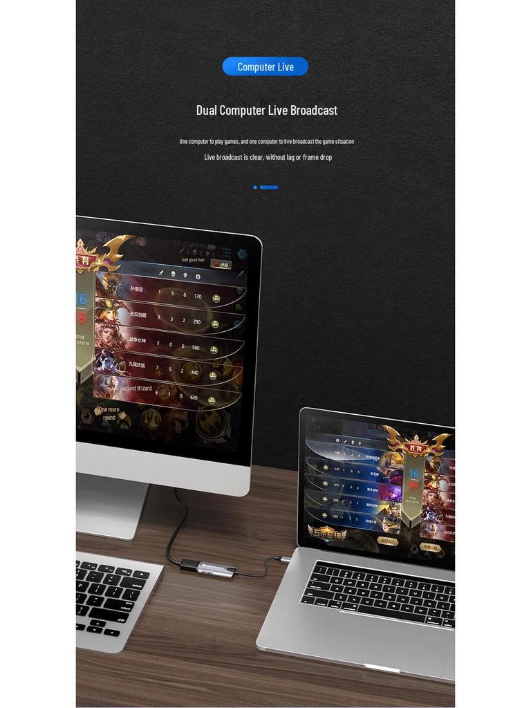Biyaz HDMI Video Capture Card: Type-C To HD HDMI