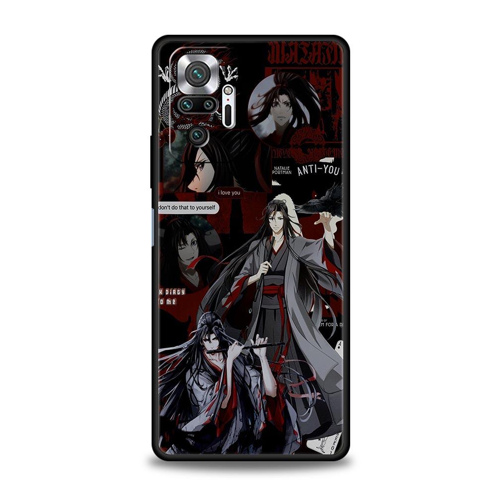 Аниме Mo Dao Zu Shi Wei Wuxian чехол для телефона для Xiaomi Redmi Note 12 11 10 Pro 9S 9 8 7 9T 8T 9C 9A 8A 12 11T 5G K50 игровой чехол