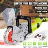 4000W Electric Slotting Brick Wall Chaser Cutting Grooving Machine 220V 4KW Steel Concrete Cutter Slotting Set Power Tools