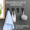 1Pc Removable Suction Cup Hook Vacuum Strong Hook Up Household Movable Finishing Hook Towel Hanger Bathroom Kitchen Organizer Creative