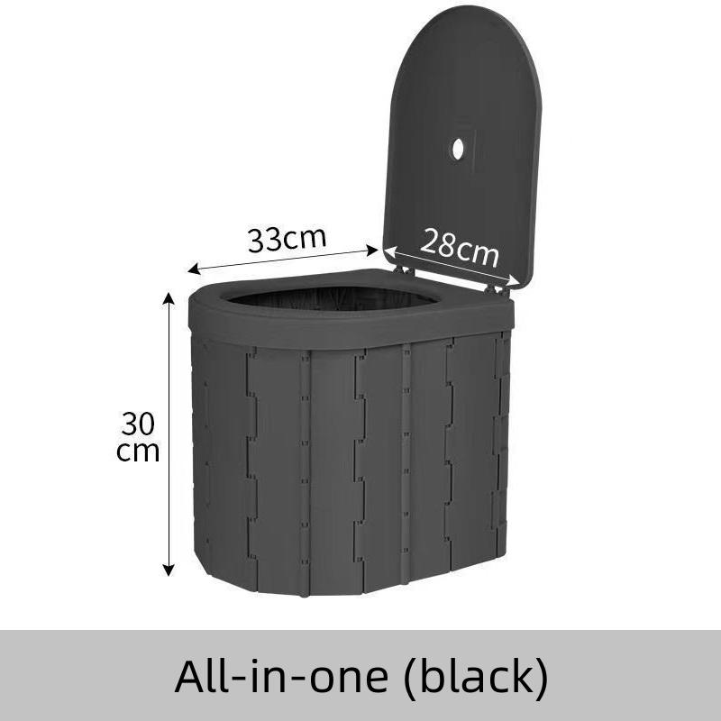 Портативный складной туалет для автомобиля