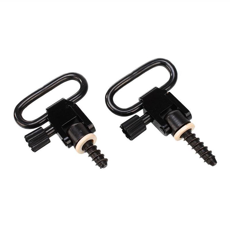 2Pcs Qd Sling Swivels Quick-Unloading Shoulder Strap Ring Buckle Airsoft Hunting