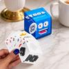 3D-карточная игра с оптическими иллюзиями, 2 колоды, быстрая игра на выкладывание карт, семейная соревновательная игра для вечеринок до 10 игроков