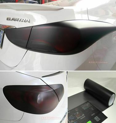 Автомобили 30*100 см Черная матовая задняя фара Оттенок виниловой пленки Автомобильная наклейка