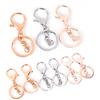 10шт Diy брелоки для ключей ювелирные изделия фурнитура брелок для ключей с застежкой-лобстером