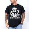 Шесть Семь Трамп Смешной Патриотический 6 7 67 Мем Унисекс Футболка