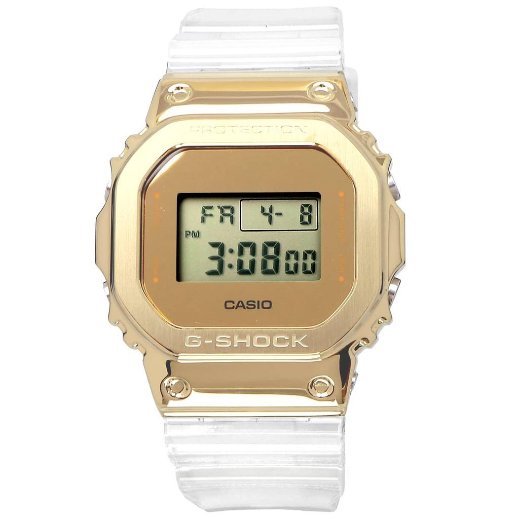 Часы CASIO с металлическим покрытием Gold x Clear Band Overseas Model [Casio] G-SHOCK GM-5600SG-9 Men's [Товар]