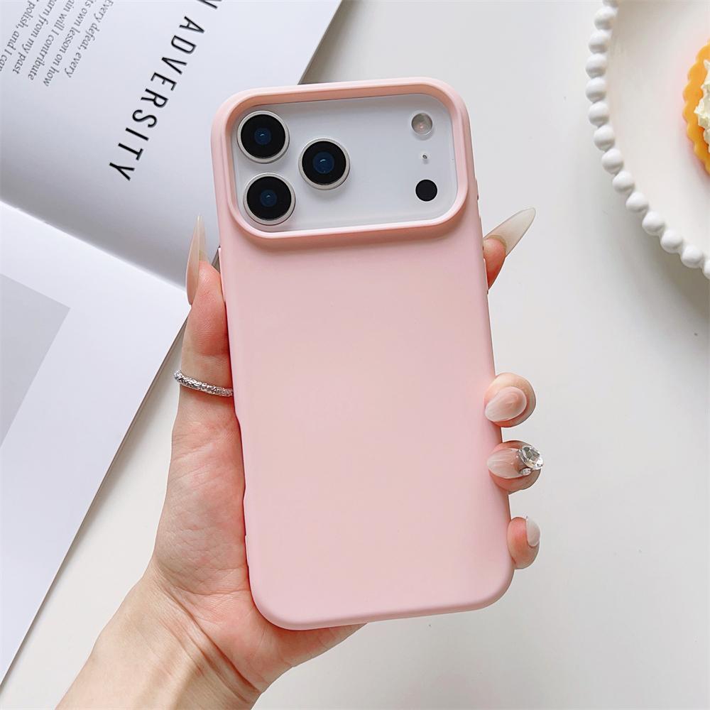 Матовый Чехол Конфетного Цвета для iPhone 17 Air 16 16E 15 Pro Max Жидкий Силикон Ударопрочный Защитный Ощущение Кожи Прочный Чехол