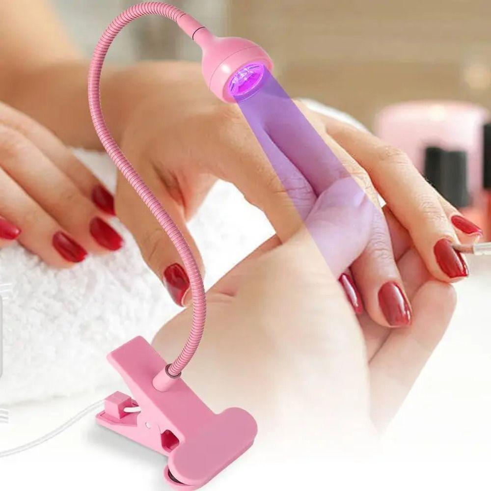 Быстросохнущая сушилка для ногтей USB LED лампа для ногтей инструменты для дизайна ногтей настольная лампа с зажимом для гель-лака
