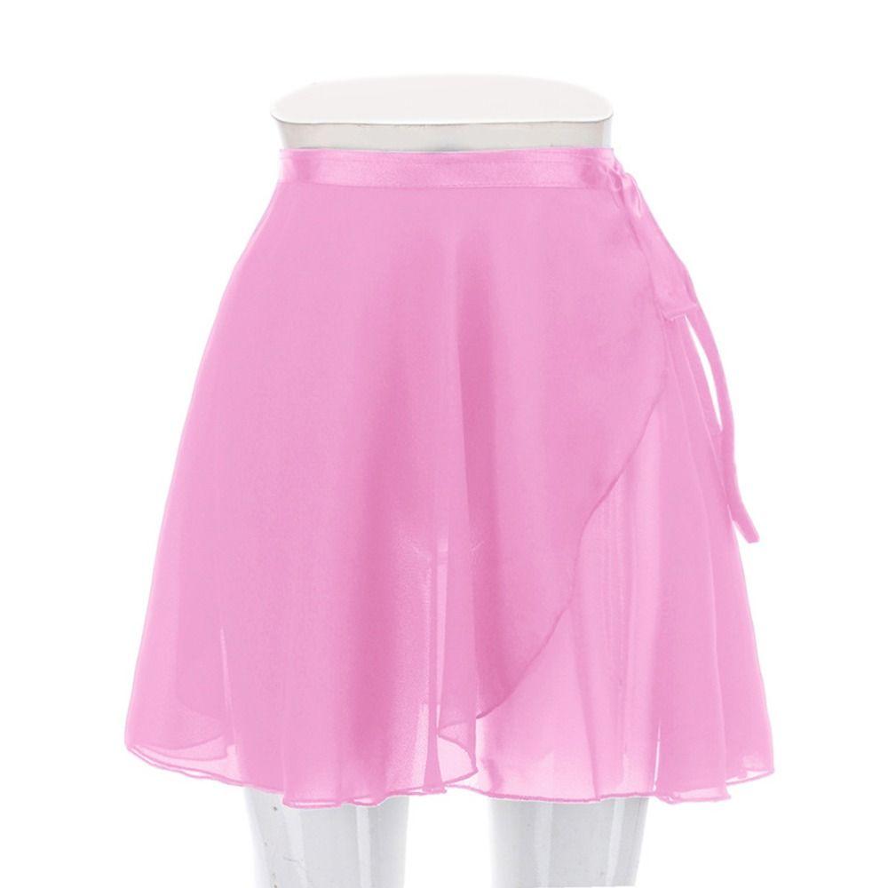 Платье Однотонный Тренировочный Купальник Юбка Балетное Танцевальное Платье Шнуровка Шифоновые Юбки Балетные Юбки