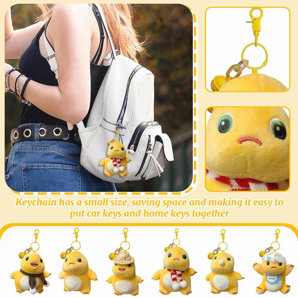 Unzip Doll Cute School Bag Pendant