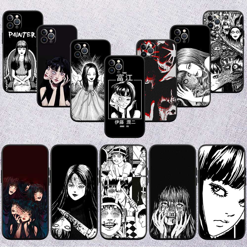 NH35 Junji Ito Tomie Shell Phone Case for Samsung Galaxy Note 10 20 S23 S24 S25 Ultra FE Plus Edge Lite A02S A35 A07 A17