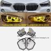 BMW X1 F48/F8 Ангельские глазки Дневные ходовые огни Лимонно-желтый Золотистый свет