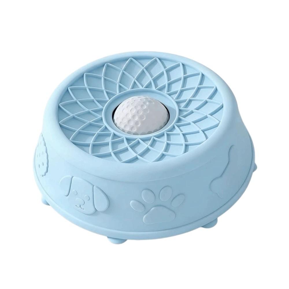Anti-spill Slow Feeder Silicone Yogurt Licking Plate  for Puppy Kitty Training
