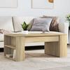 VidaXL Coffee Table Sonoma Oak 102x55x42 Cm Engineered Wood, Side Table, Living Room Table, End Table, End of 831855