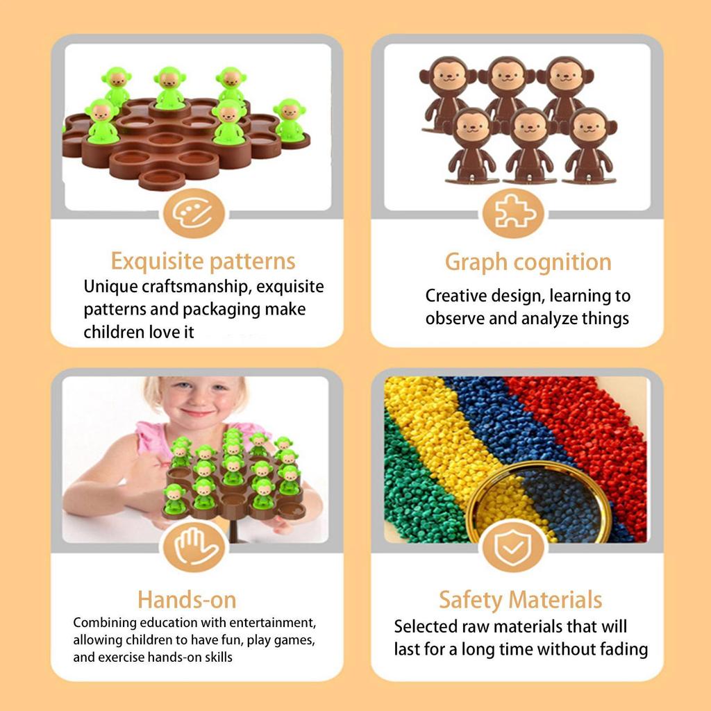 Monkey Balance Math Game Educational Balancing Board Game For Kids Educational And Creative Balancing Board Toy For Birthday