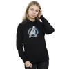 Marvel Womens/Ladies Avengers Endgame Team Tech Logo Hoodie