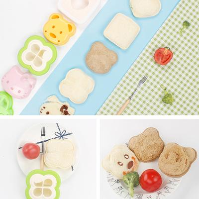 Форма для сэндвичей в виде плюшевого мишки, форма для сэндвичей на ланч-бенто, хлеб, резаки, формочки, производитель