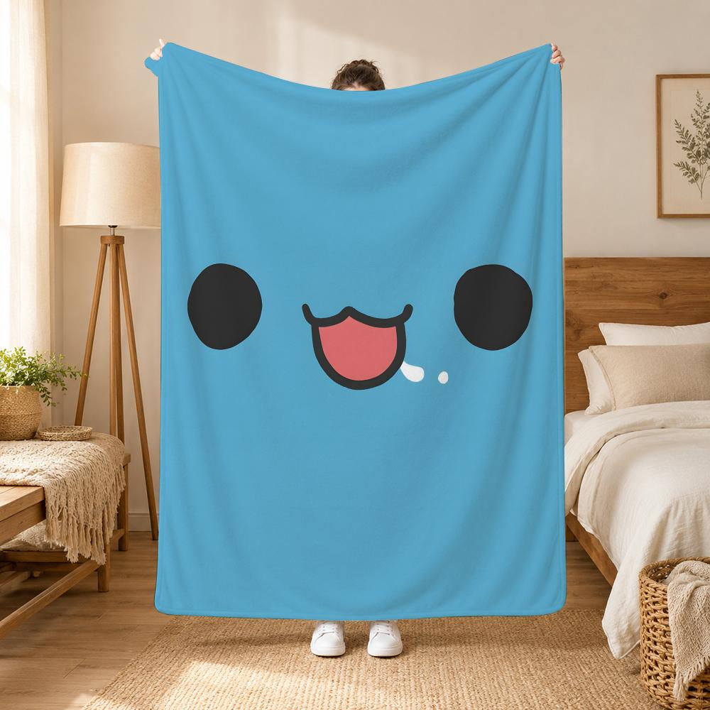 Bugcat Capoo Cartoon Character Throw 240g flannel blanket, suitable for sofas, beds, offices, exquisite gift blankets
