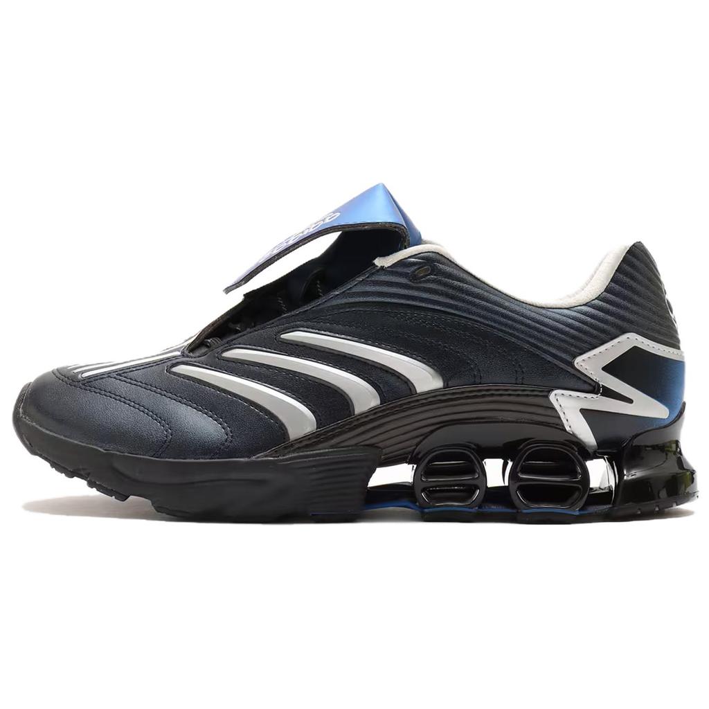 Atmos X Adidas Predator Megaride Blue Spirit Unisex Sneakers Black Silver-Metallic Core-Black JQ2579
