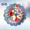 3D Animal Wind Spinner Decoration with Hook Indoor Outdoor Garden Yard Porch Colorful Turtle Butterfly Rooster Dragonfly Flower Wind Chime Hanging