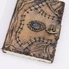 Leather Evil Eye Journal With Clasp 160 Pages