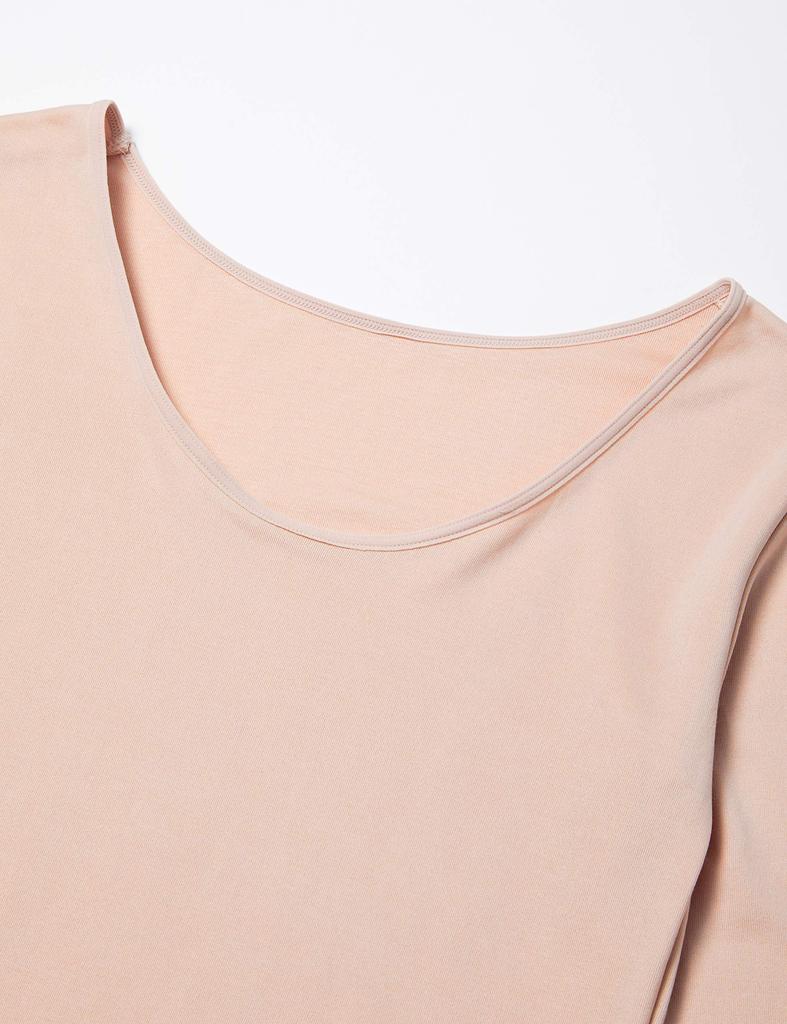 Aero Capsule Inner Lightweight and Size LL Wing/Wacoal Women's Top, Warm, 3/4 Sleeves, U-Neck, EL2746,