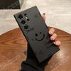 Для Samsung Galaxy S25 S24 S23 S22 Ultra Plus S20 FE Чехлы Простой Чехол с Дизайном Улыбающегося Лица Для A15 A35 A54 A55 A71 A72 A73 Чехол