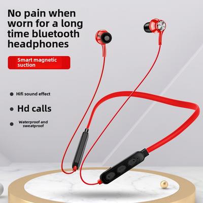 Bluetooth-наушники для шеи, спортивные беспроводные, сверхдолговечные, магнитные, шумоподавляющие наушники для шеи