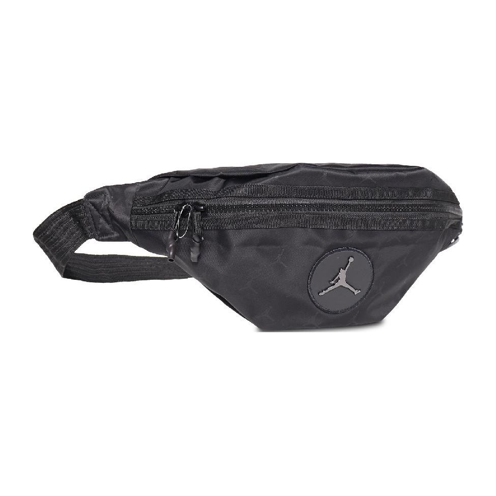 Jordan Basic Logo Print Polyester Chest Bag Waist Bag Unisex bags Black JD2213005GS-001