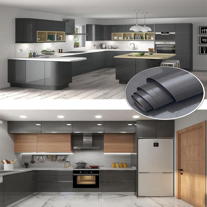 Водонепроницаемые наклейки на стену Высокая термостойкость Самоклеящиеся обои Маслостойкие обои Домашний декор 40см наклейка