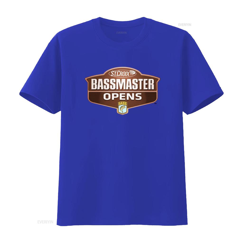 2023 Специальный товар Логотип St Croix Bassmaster Мужская футболка Размер США S 5XL винтажный Стирка Повседневный Эластичный модный Стильный