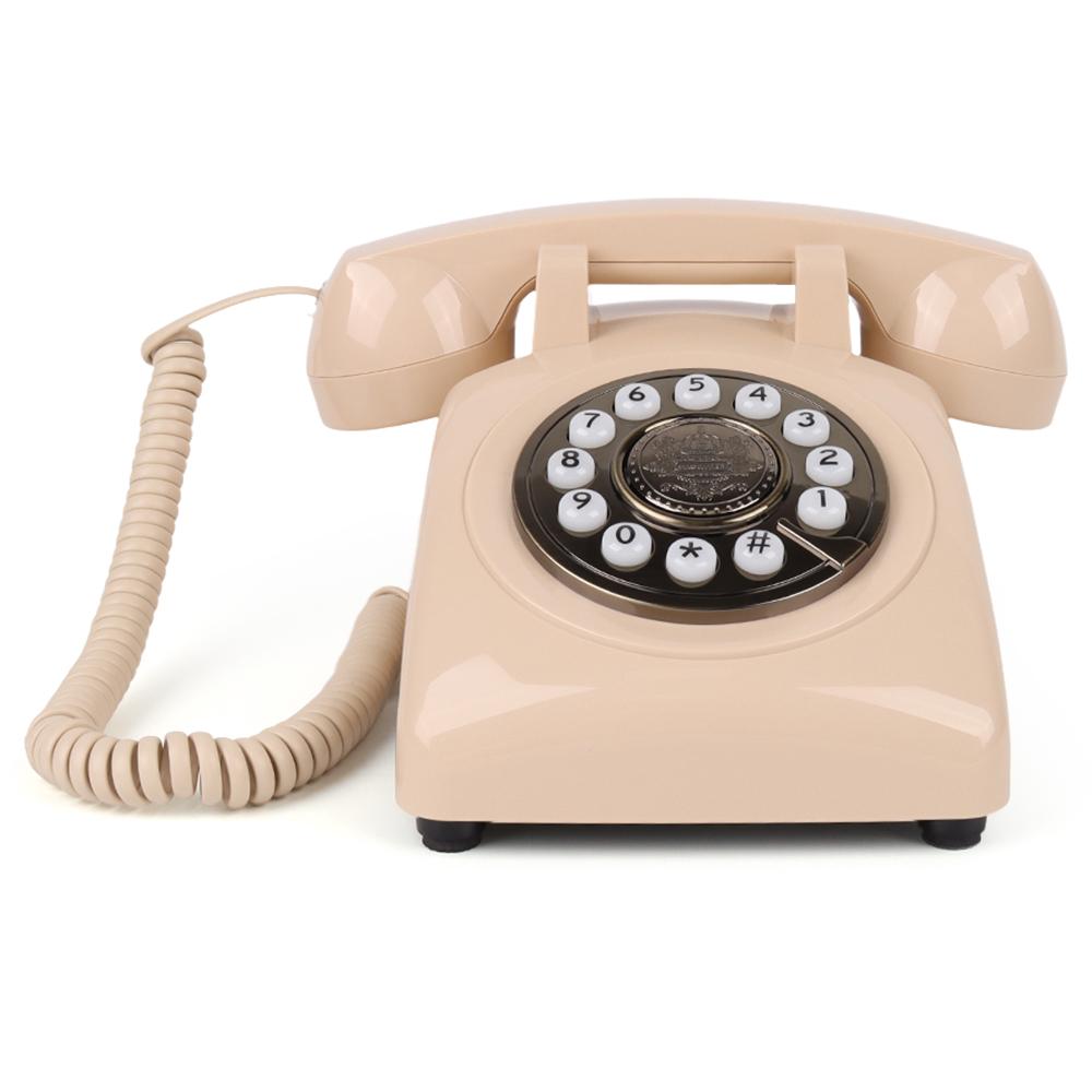 Audio Message Book Voice Record Vintage Telephone Recorder with Wireless BT Function Wedding Phone C