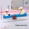 Kawaii Garden Ornament Resin Dog Seesaw Figure With Versatile Planting Decor For Gifts