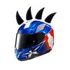 Motorcycle Helmet Devil Horns Long and Short Helmet Stickers Decoration Motorcycle Styling Devil Horns Decor Accessories