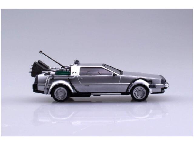 AOSHIMA Movie Mecha Series № 11 Назад в будущее Pullback DeLorean 1/43 НОВЫЙ