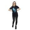 Disney Princess Womens/Ladies Ariel Filled Silhouette Cotton Boyfriend T-Shirt