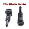 High Quality Wiper Washer Nozzle Jet 2pcs ABS Plastic